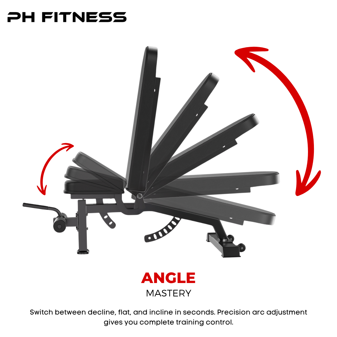 Verstelbare Trainingsbank – Incline & Decline