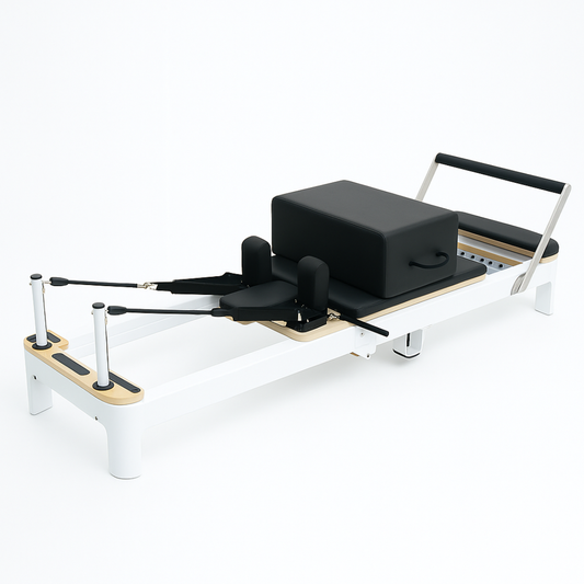 Opvouwbare Pilates Reformer – Premium Studio Kwaliteit met Verstelbare Veerweerstand