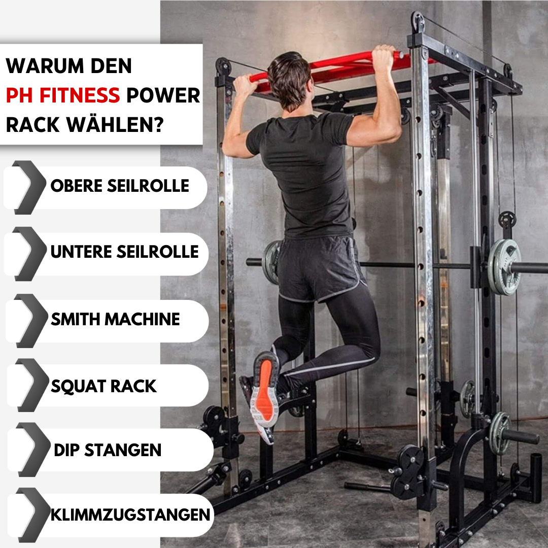 Power Rack mit Smith-Maschine