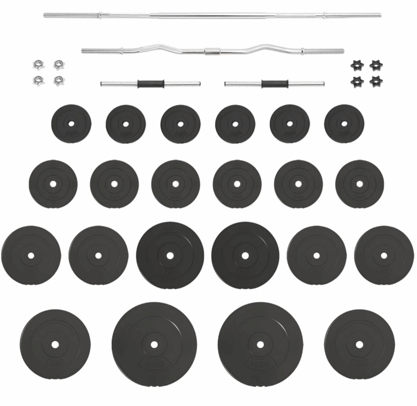 Multi Barbbell Set 100KG - 30mm - PH Fitness