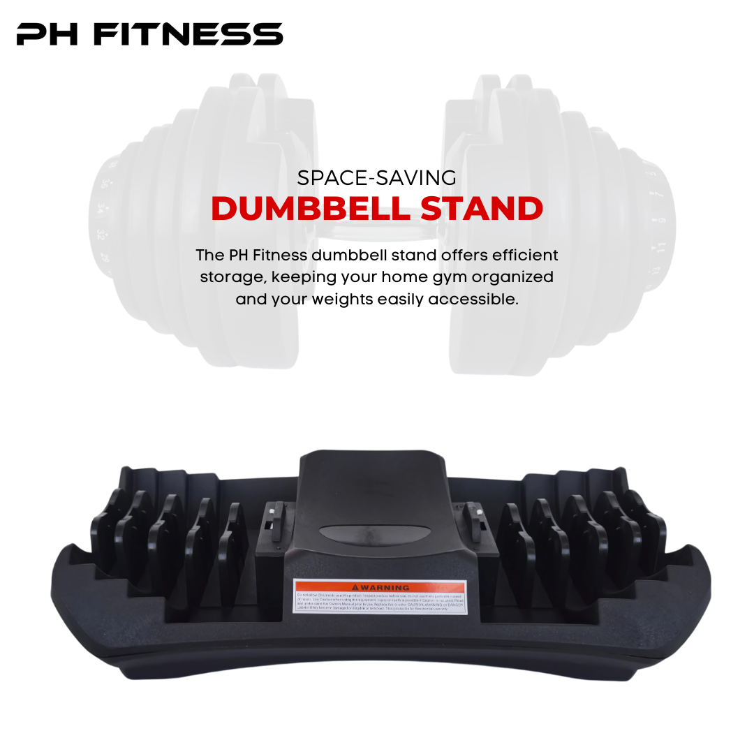 Verstelbare Dumbbells Set 24KG - Zwart