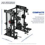 PH Fitness All-in-One Power Rack mit Smith-Maschine und 160 kg Gewichtsblöcken – Produktbild 3