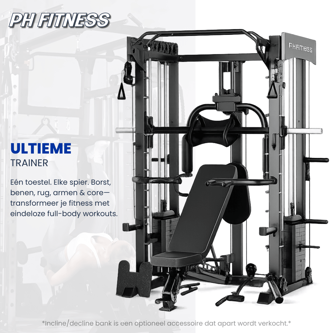 PH Fitness All-in-One Power Rack mit Smith-Maschine und 160 kg Gewichtsblöcken – Produktbild 8