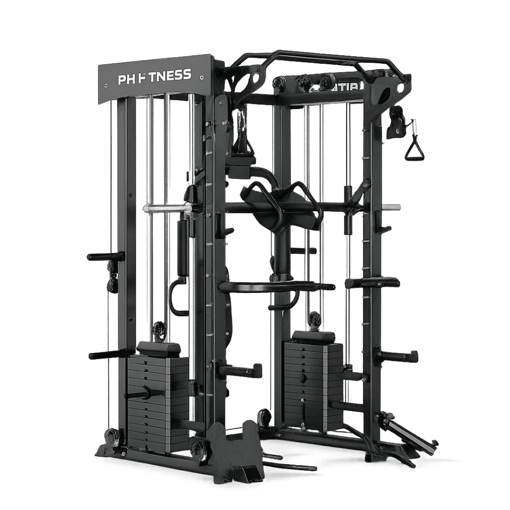 PH Fitness All-in-One Power Rack mit Smith-Maschine und 160 kg Gewichtsblöcken – Produktbild 1