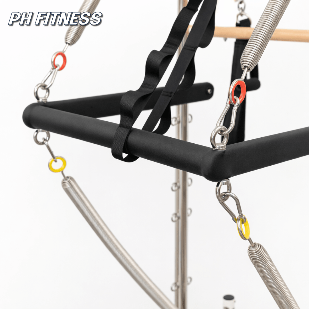 Push-through-Bar und Federn des Half Trapeze Tower