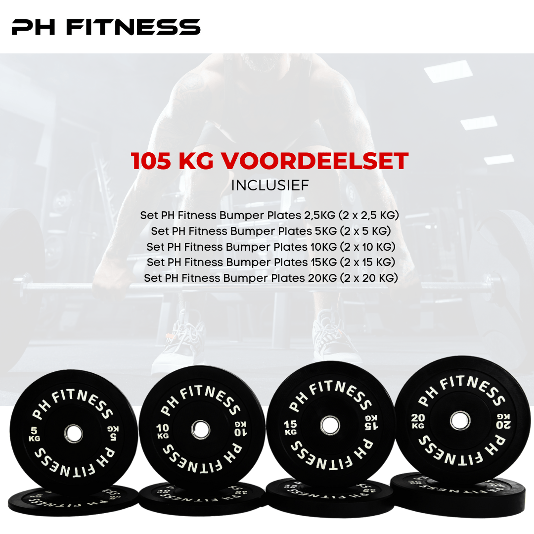 Bumper Plates PH Fitness Voordeelset - PH Fitness