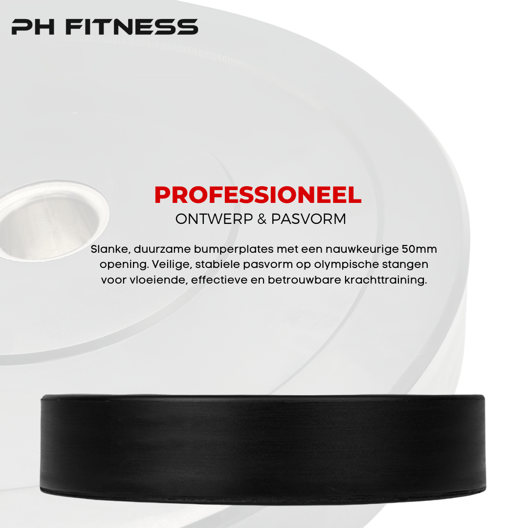 Bumper Plates Voordeelset - PH Fitness