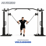 PH Fitness Dual Cable Crossover Functional Trainer mit zwei 100-kg-Gewichtsblöcken – Produktbild 5