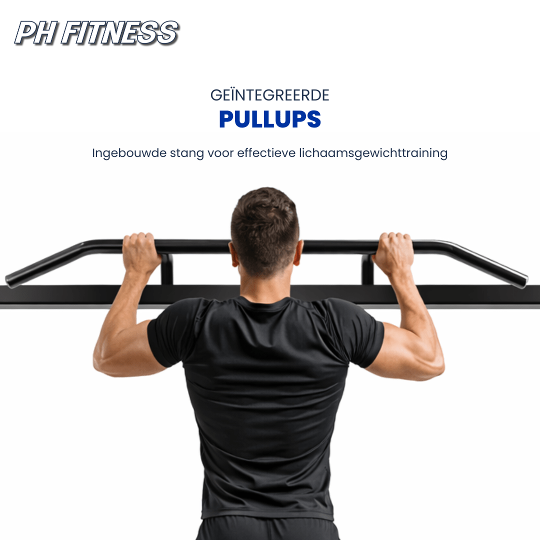 PH Fitness Dual Cable Crossover Functional Trainer mit zwei 100-kg-Gewichtsblöcken – Produktbild 7