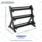 Dumbbell Rek – 3 - Laags Professioneel Ontwerp 2,5KG–25KG of 2KG - 20KG - PH Fitness