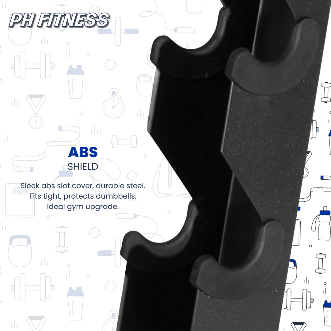 Dumbbell Torenrek – Geschikt voor 2KG – 20KG Hex Dumbbells (10 Paar) - PH Fitness