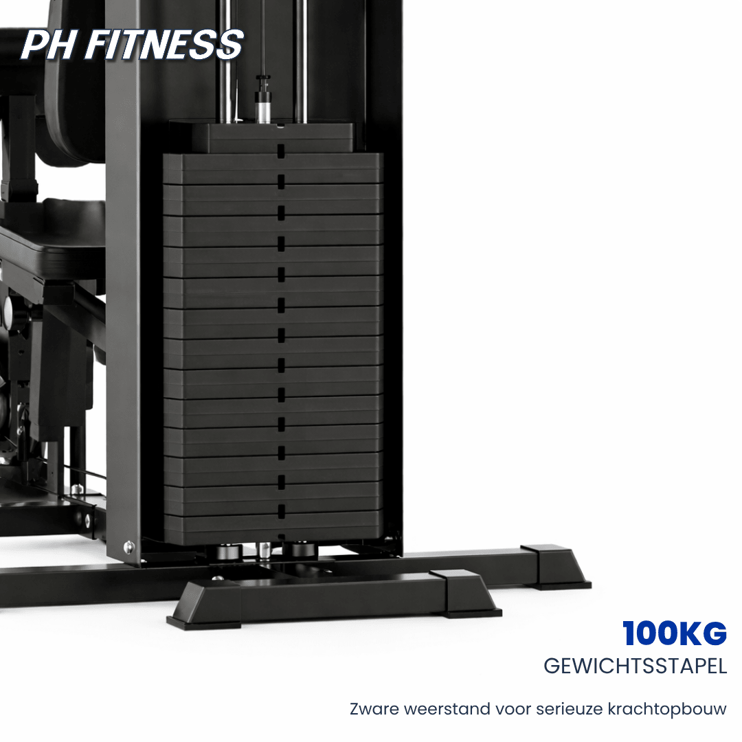 PH Fitness Heavy Duty Functional Trainer mit 100-kg-Gewichtsblock – Produktbild 5