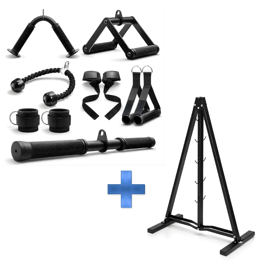 Kabel Accessoire Rek A - Frame – Professioneel Opbergrek voor Kabel Attachments, Lat Bars, Tricep Ropes & Fitness Accessoires - PH Fitness