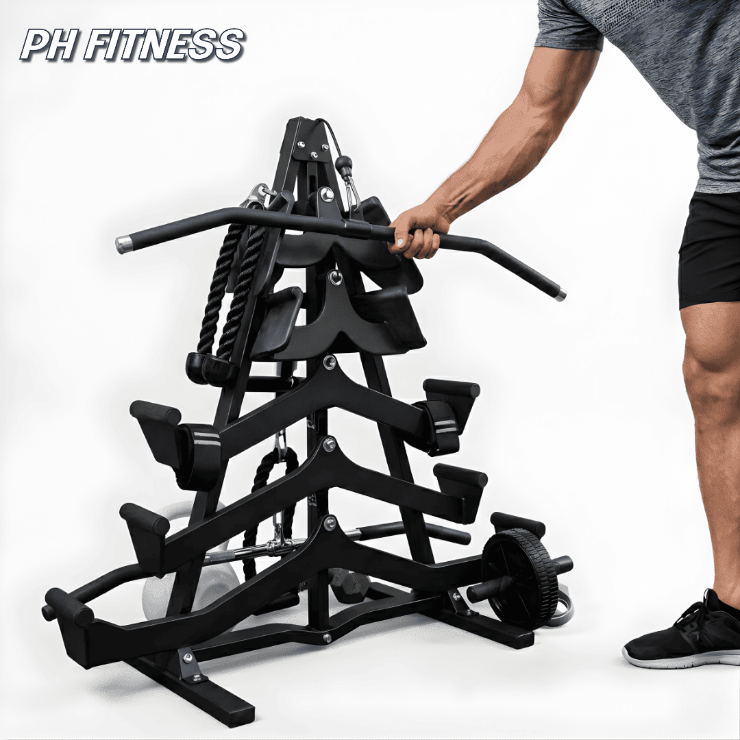 Kabel Accessoire Rek A - Frame – Professioneel Opbergrek voor Kabel Attachments, Lat Bars, Tricep Ropes & Fitness Accessoires - PH Fitness