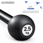 Macebell 2.5–10 kg – Massief Stalen Mace Bell voor Functionele Krachttraining, Core, Schouder Stabiliteit & Grip Training - PH Fitness