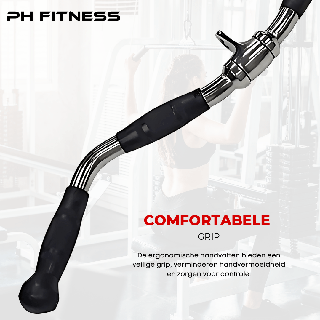 Multi Attachment Grip Set Roestvrij Staal - PH Fitness