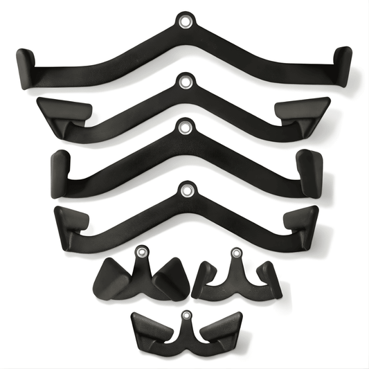 Multi Grip Kabelgreep Set 7 - Delig – Lat Pulldown & Row Attachments – Professionele Kabelmachine Handgrepen voor Rugtraining & Fitness - PH Fitness