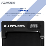 PH Fitness Loopband – 8 km/u – Incline & Handmatige Helling – Opvouwbaar / Inklapbaar – CR - B3 – Black / Zwart - PH Fitness