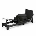 Schwarzer PH Fitness PRO Pilates Reformer aus Aluminium mit Box