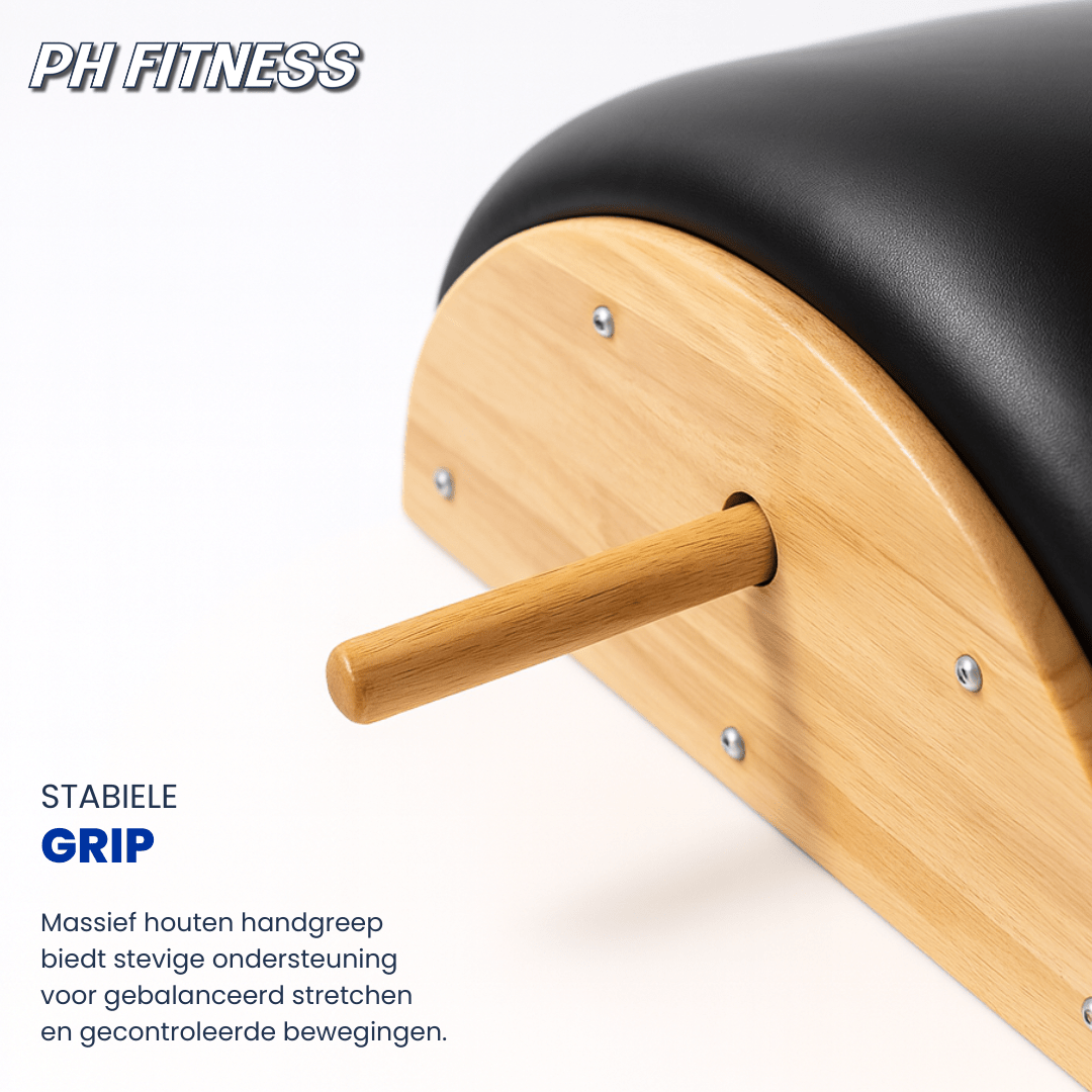 Holzgriff des PH Fitness Pilates Spine Corrector