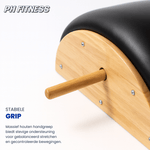 Holzgriff des PH Fitness Pilates Spine Corrector