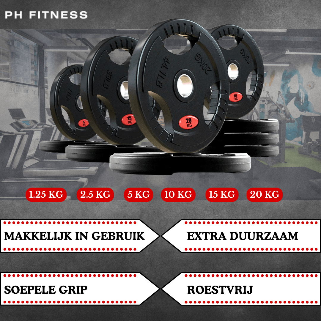 Tri Handle Plates Voordeelset - PH Fitness