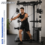 Sportler führt einen Cable Chest Fly am PH Fitness V-Frame Cable Crossover aus