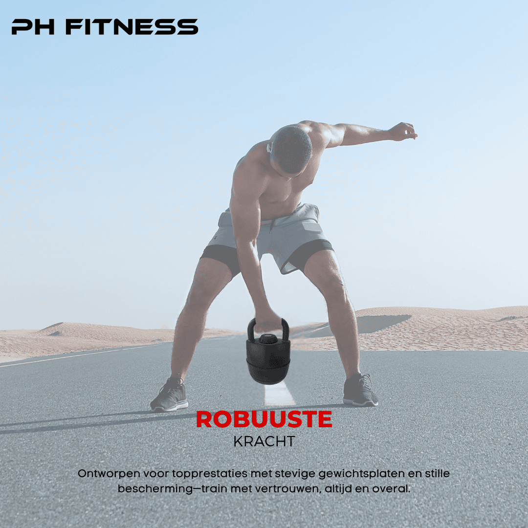 Verstelbare Kettlebell 6 - in - 1 (3,5–18 kg) - PH Fitness