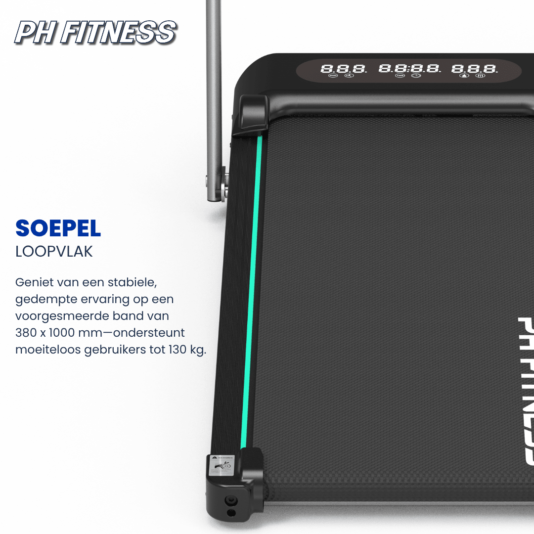 PH Fitness WP-400 klappbares Walking Pad bis 8 km/h – Produktbild 7