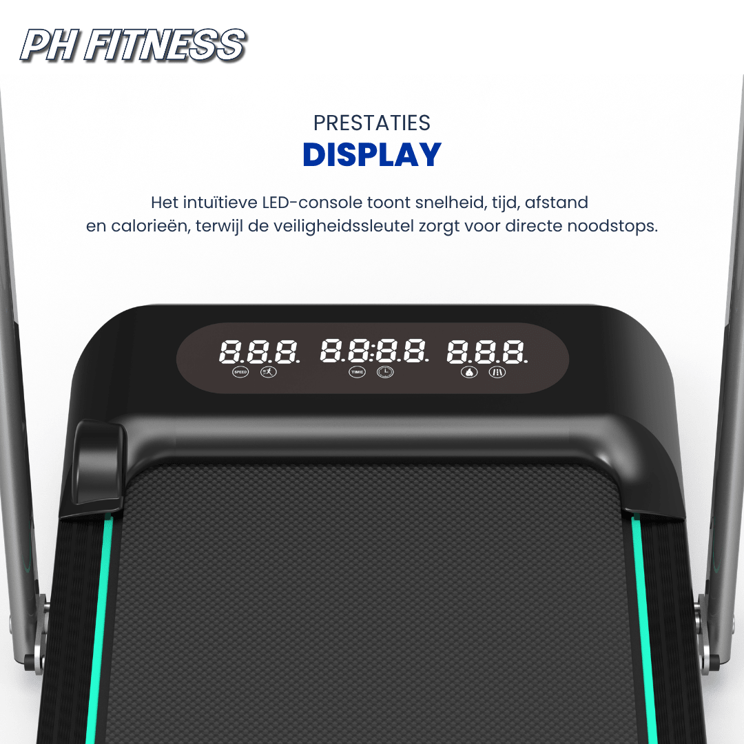 PH Fitness WP-400 klappbares Walking Pad bis 8 km/h – Produktbild 4