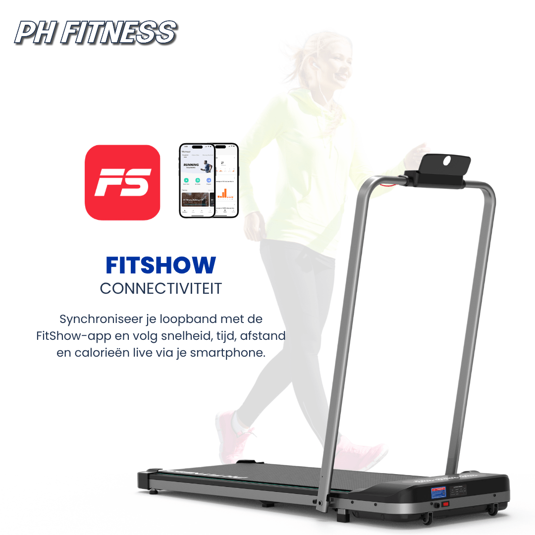 PH Fitness WP-400 klappbares Walking Pad bis 8 km/h – Produktbild 5